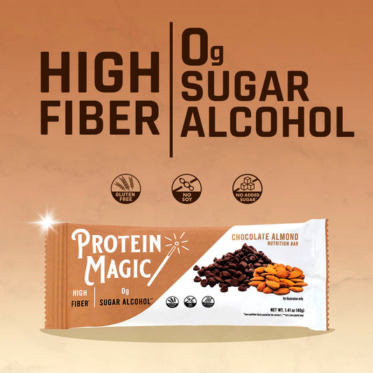 Chocolate Almond Protein Bars Pouch – (10 Bars)