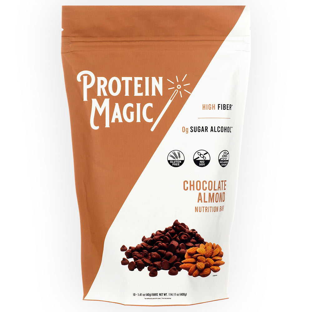Chocolate Almond Protein Bars Pouch – (10 Bars)