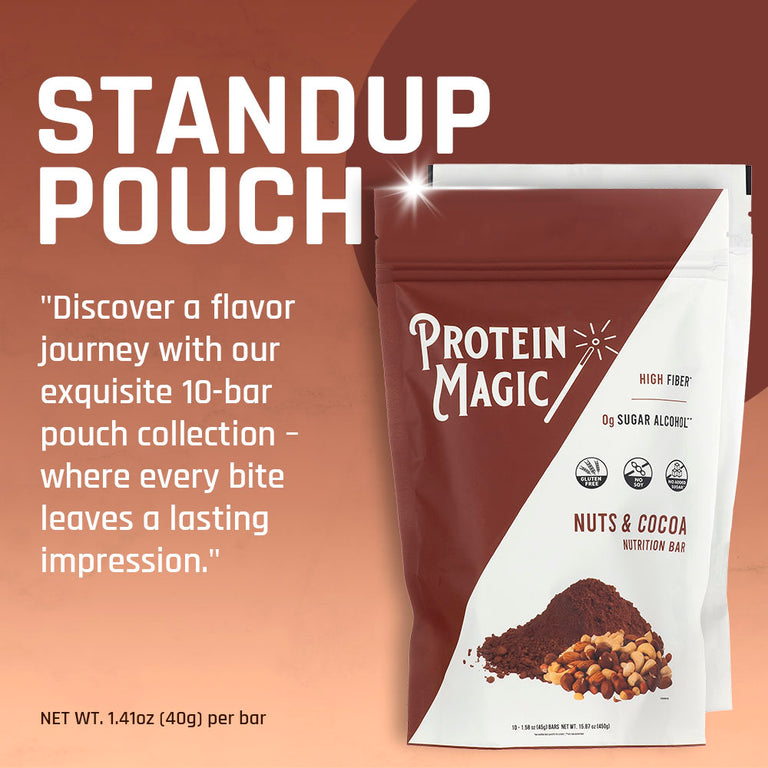 Nuts & Cocoa Protein Bars Pouch – (10 Bars)